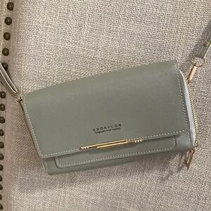 Elegant Gray Crossbody Bag